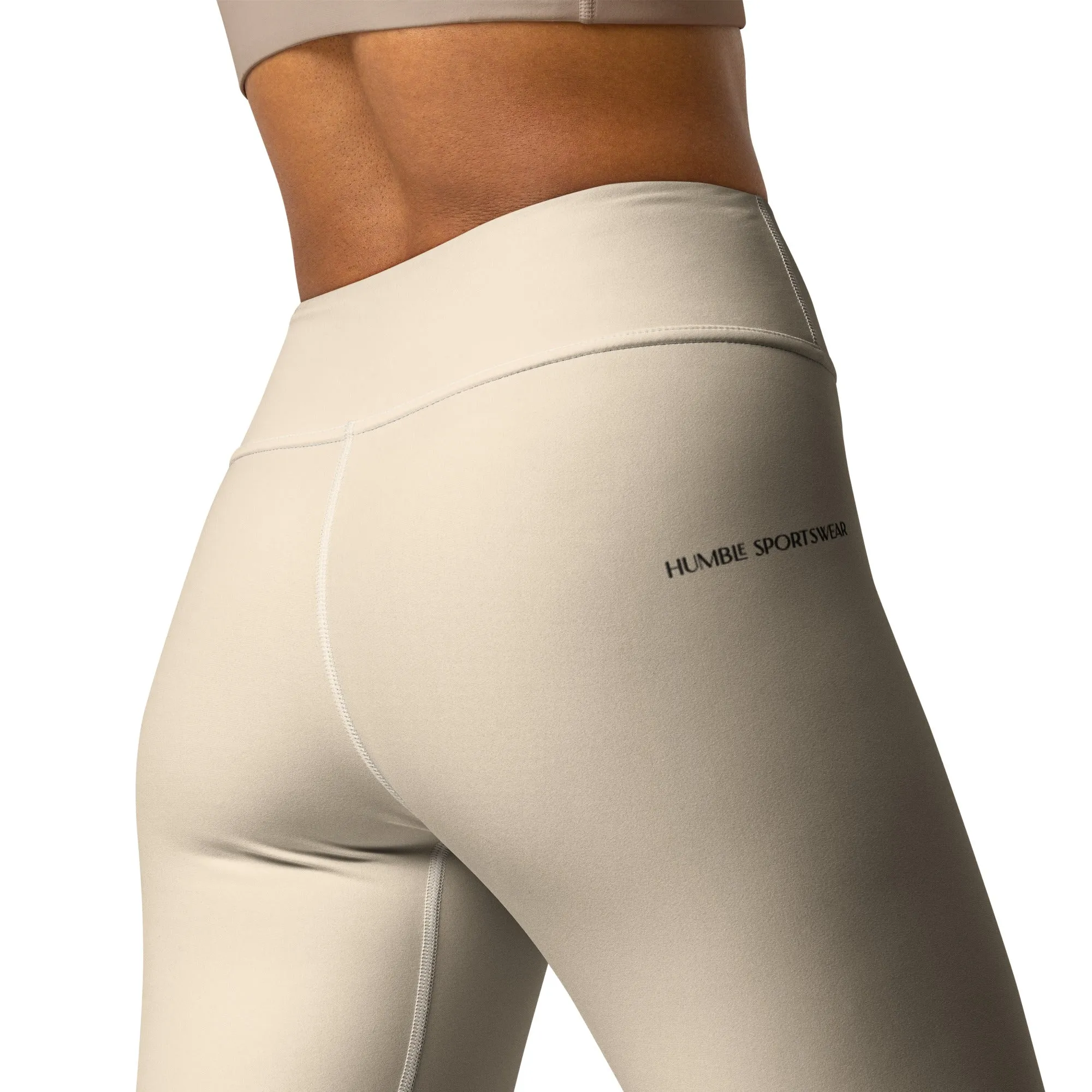 Humble Sportswear™ Buff Yellow High Waist Leggings