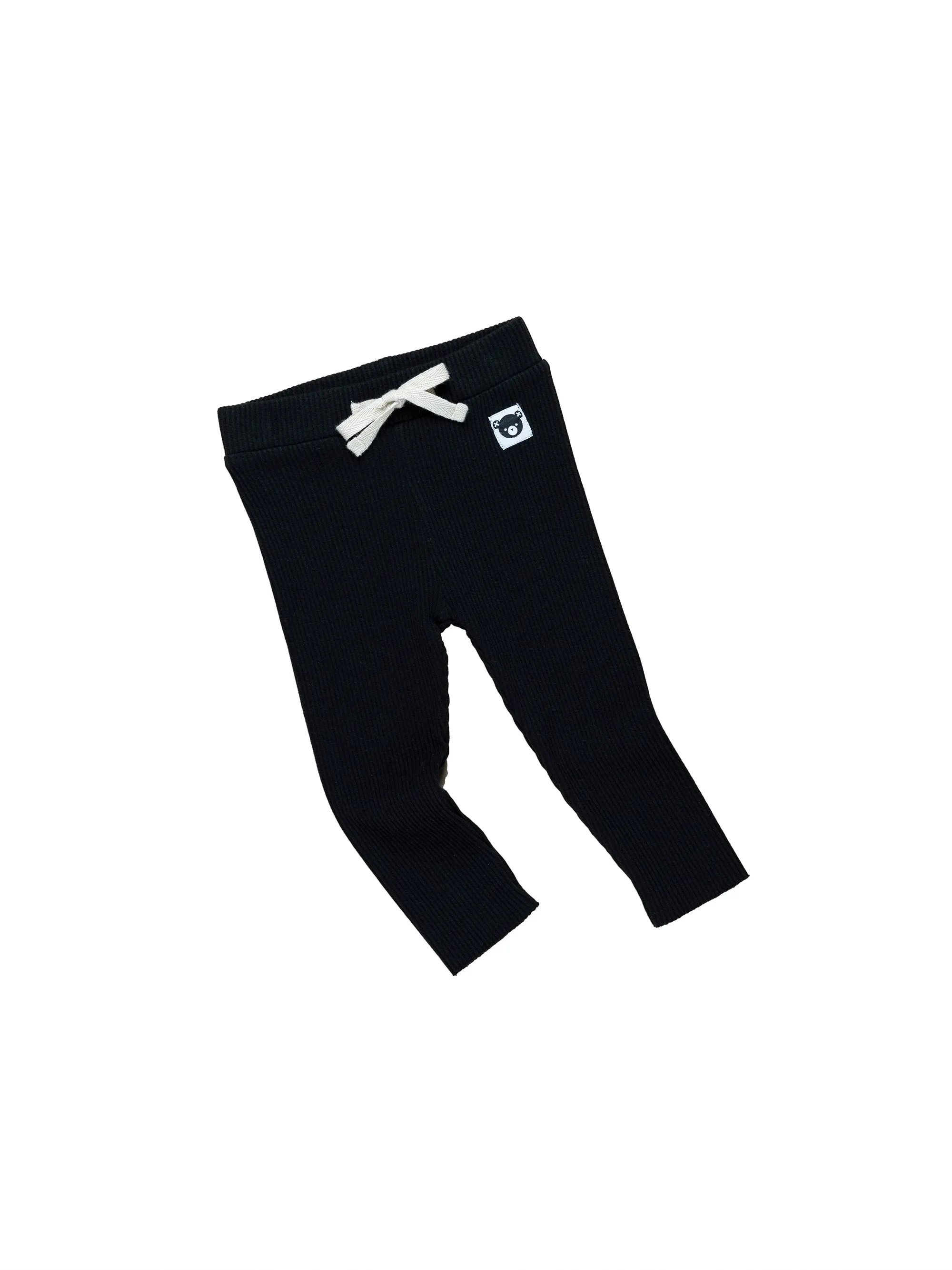 Huxbaby Black Rib Legging