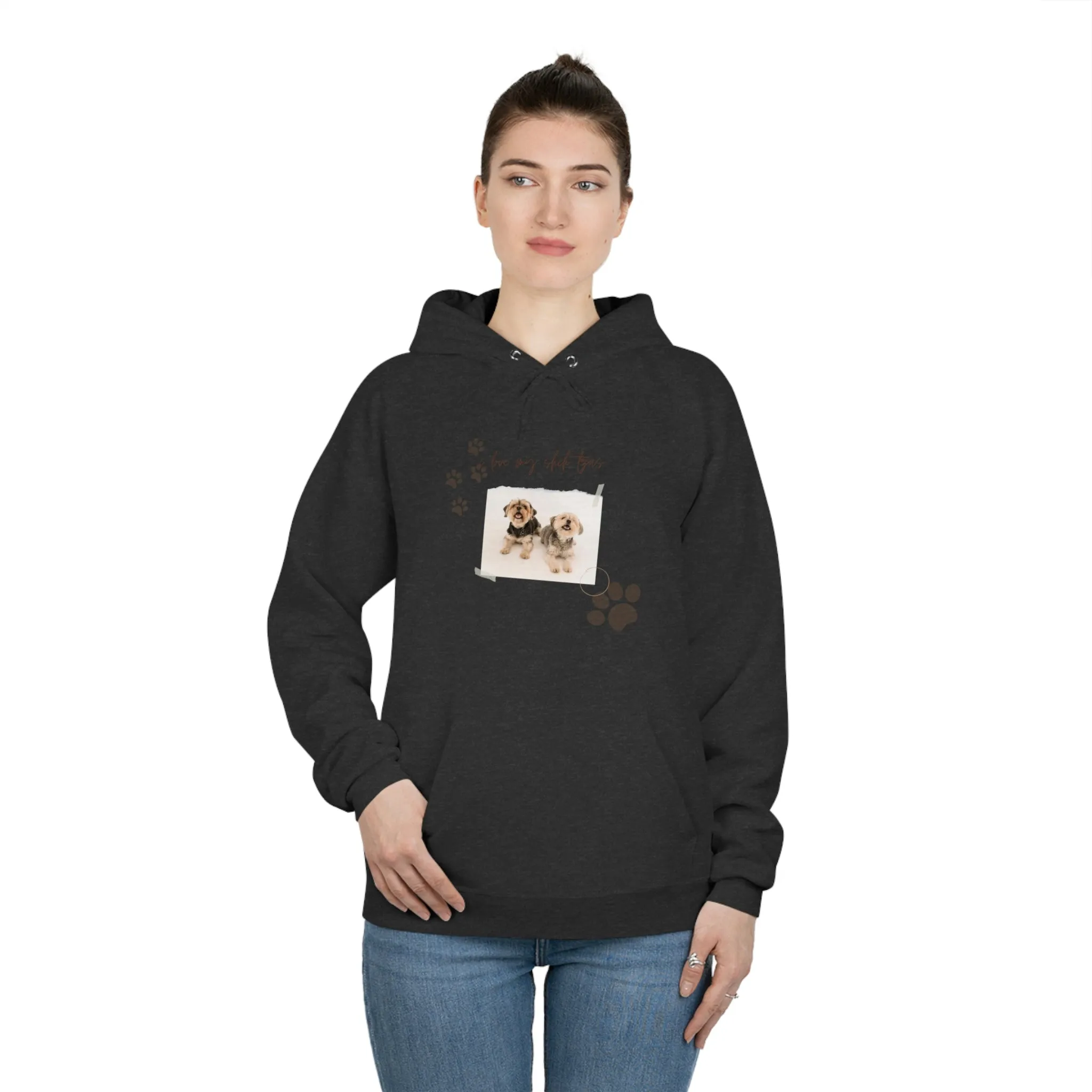 i love my shih tzus Dog POD Unisex EcoSmart® Pullover Hoodie Sweatshirt