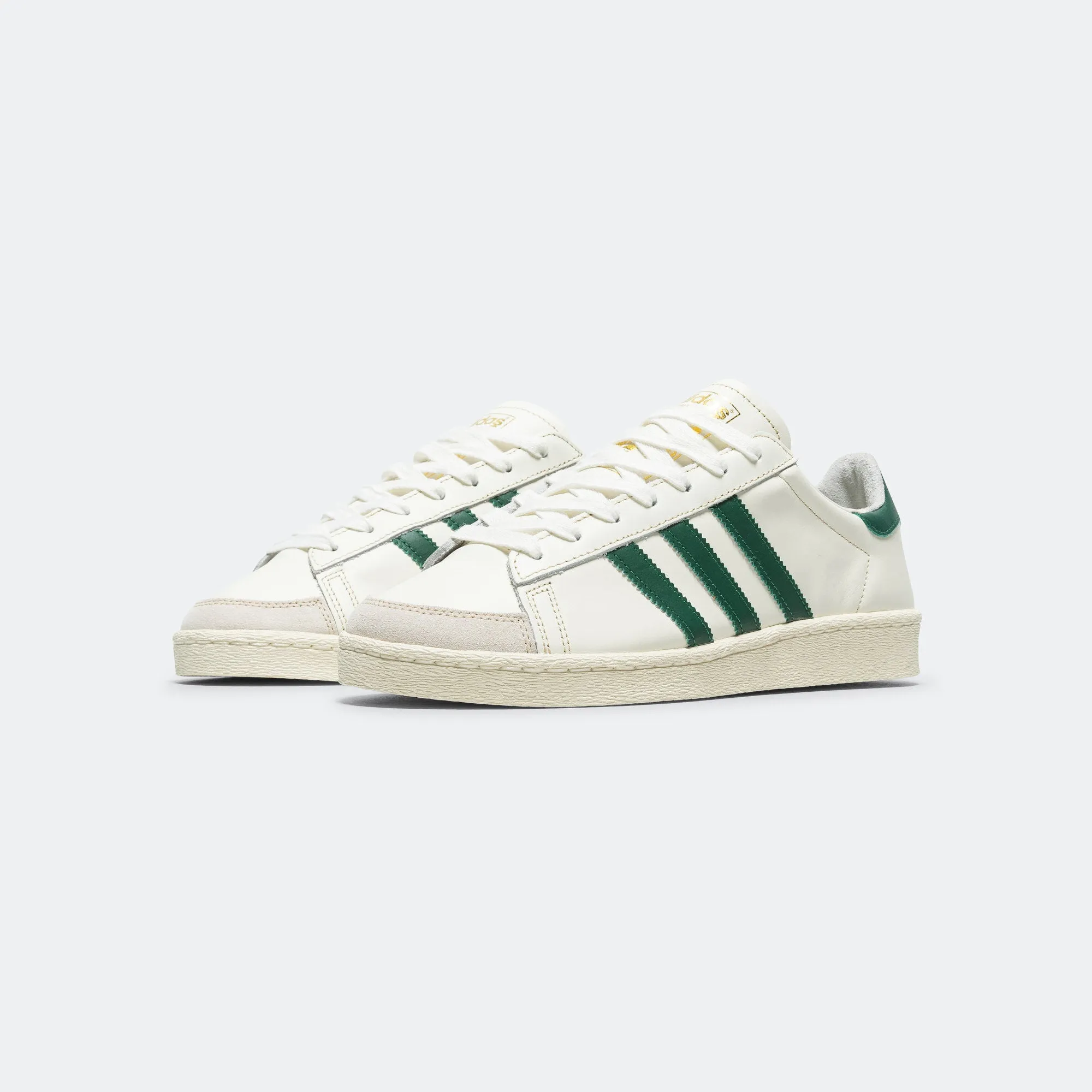 Jabbar Lo - Off White/Dark Green-Crew White