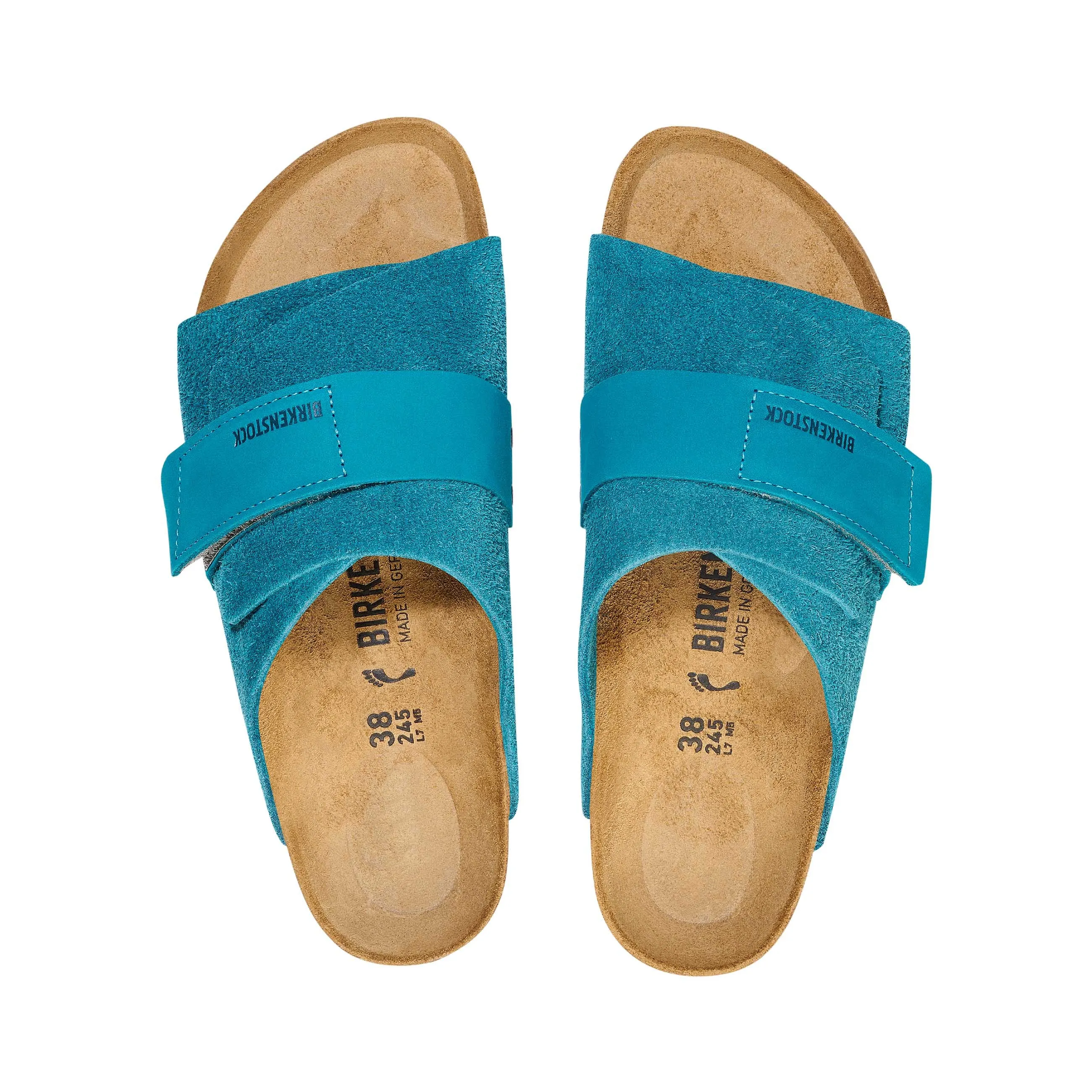 Kyoto Deep Turquoise Nubuck/Suede Leather