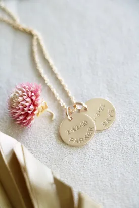 little loves necklace { gold   silver }