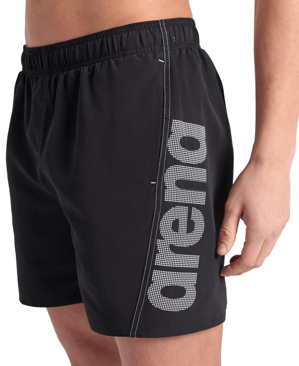 Men's arena fundamentals logo R boxer - Black-white