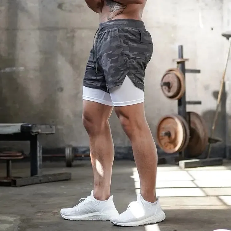 Men's Cozy Short Athletic Gym Shorts With Pockets Elastic Casual Shorts | DK-858