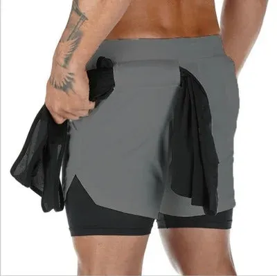 Men's Cozy Short Athletic Gym Shorts With Pockets Elastic Casual Shorts | DK-858