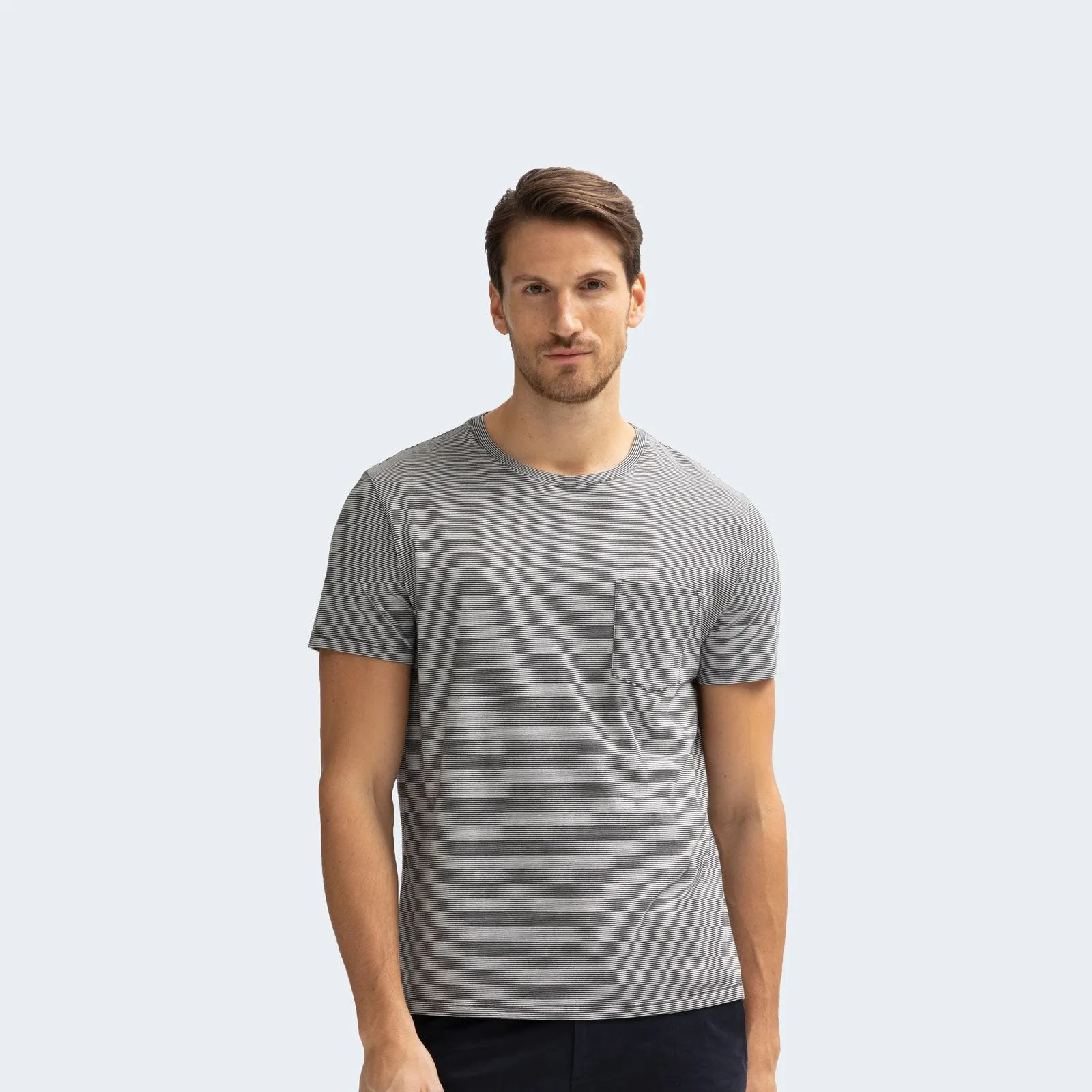 Men's Pima Cotton Pocket Crew Neck T-Shirt 6-Pack