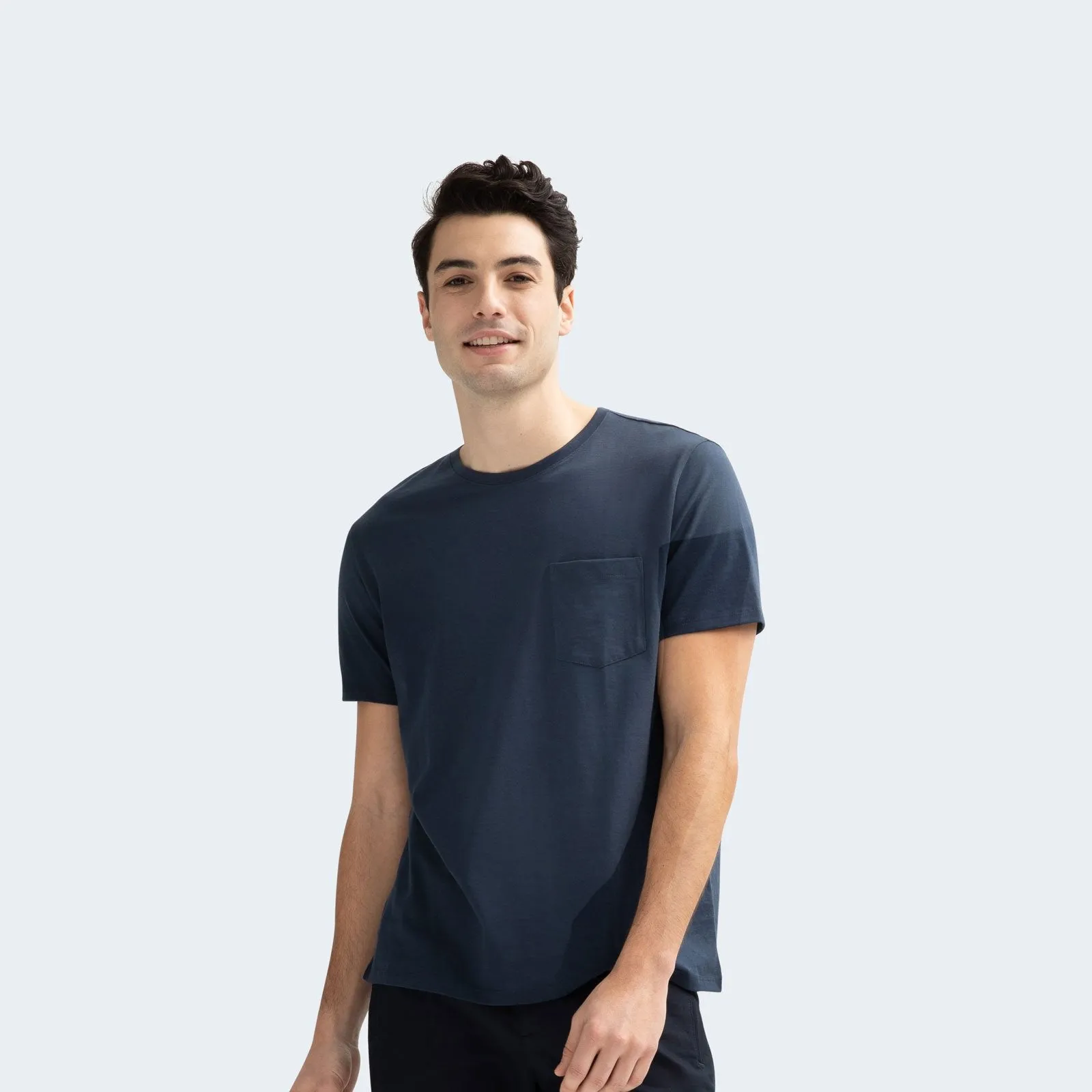 Men's Pima Cotton Pocket Crew Neck T-Shirt 6-Pack