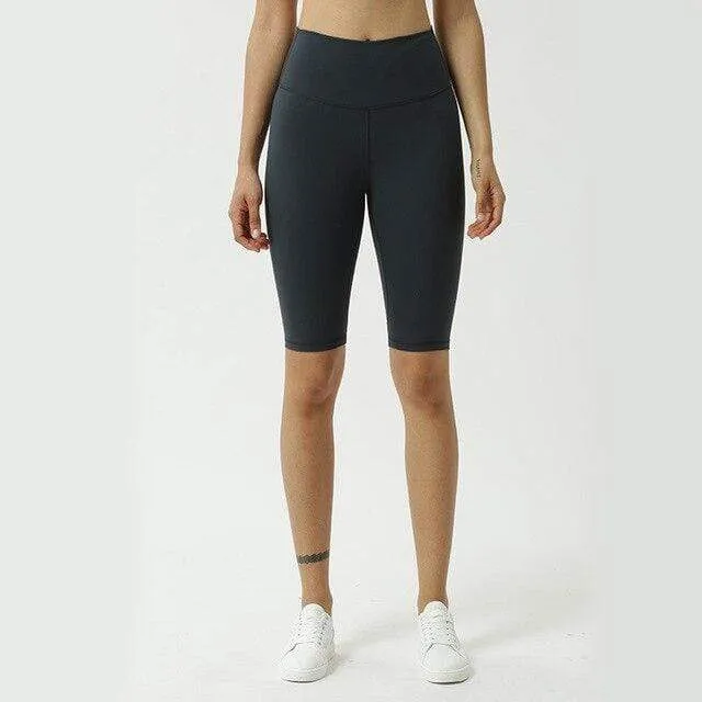 Modish High Waist Yoga Cycling Shorts