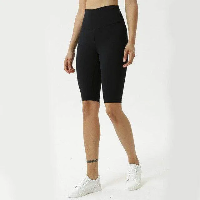 Modish High Waist Yoga Cycling Shorts