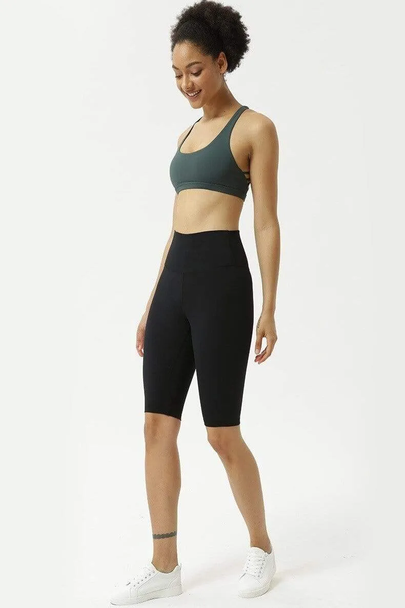 Modish High Waist Yoga Cycling Shorts