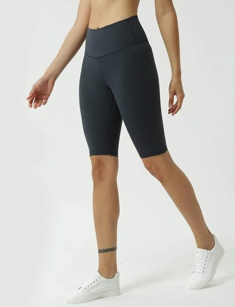 Modish High Waist Yoga Cycling Shorts