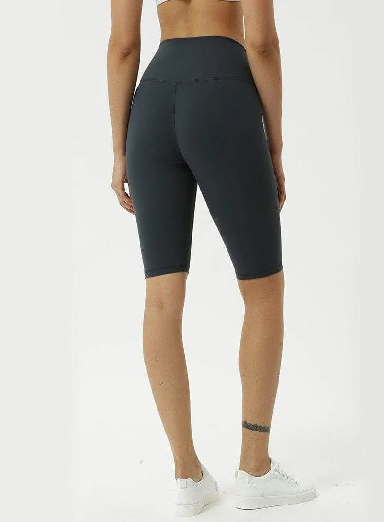 Modish High Waist Yoga Cycling Shorts