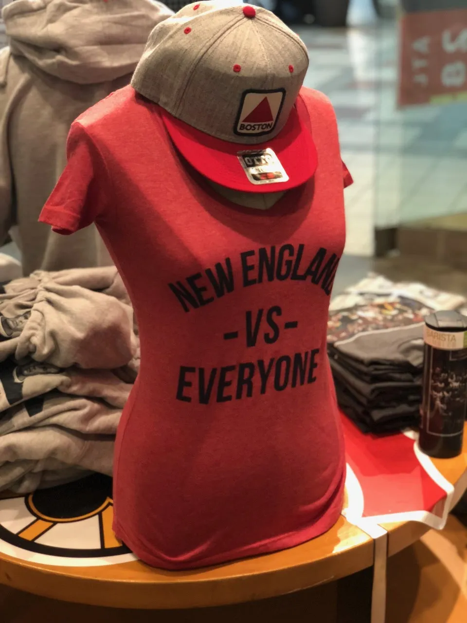 NE Vs Everyone Red Women's V-Neck