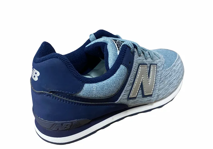 New Balance sneakers da ragazzo KL574YGG denim navy