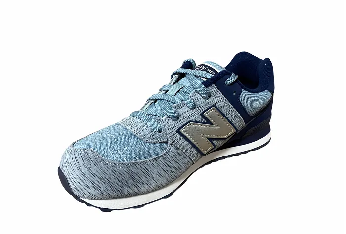 New Balance sneakers da ragazzo KL574YGG denim navy