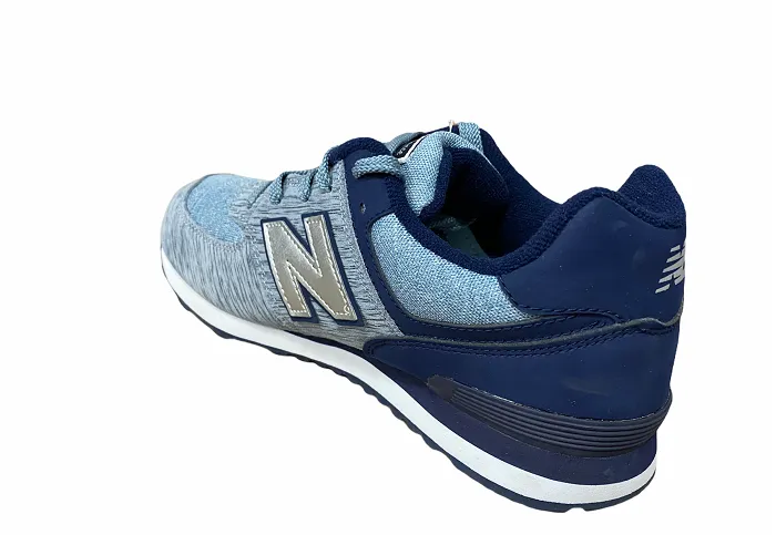 New Balance sneakers da ragazzo KL574YGG denim navy