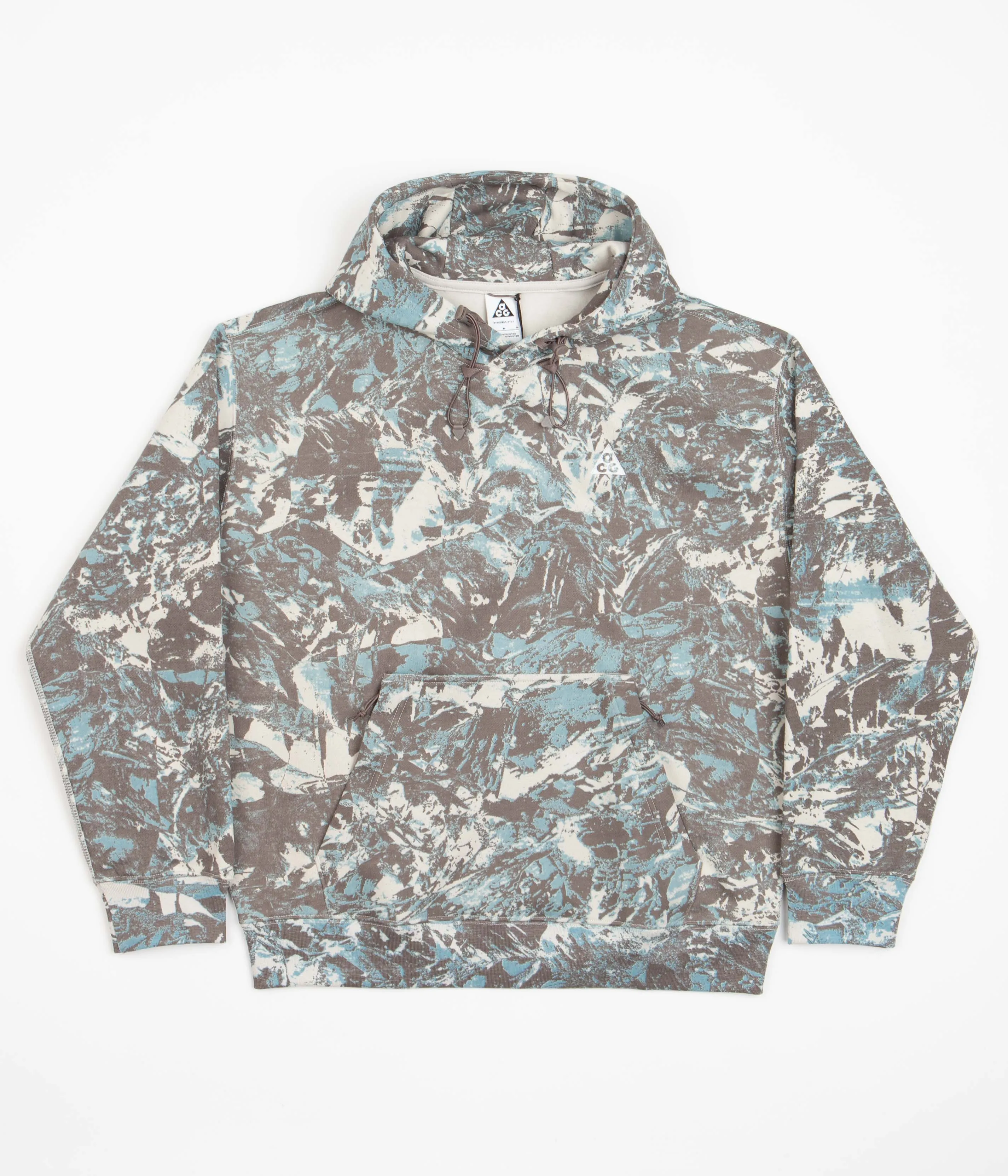 Nike ACG Allover Print Hoodie - Light Bone / Cave Stone / Summit White