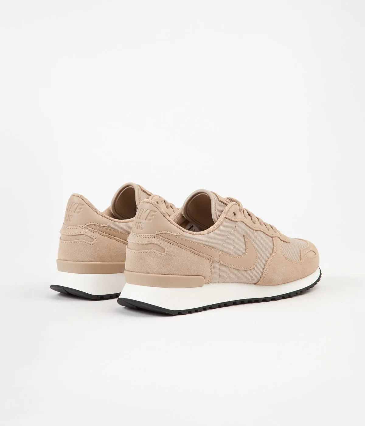 Nike Air Vortex Leather Shoes - Desert / Desert - Sail - Black