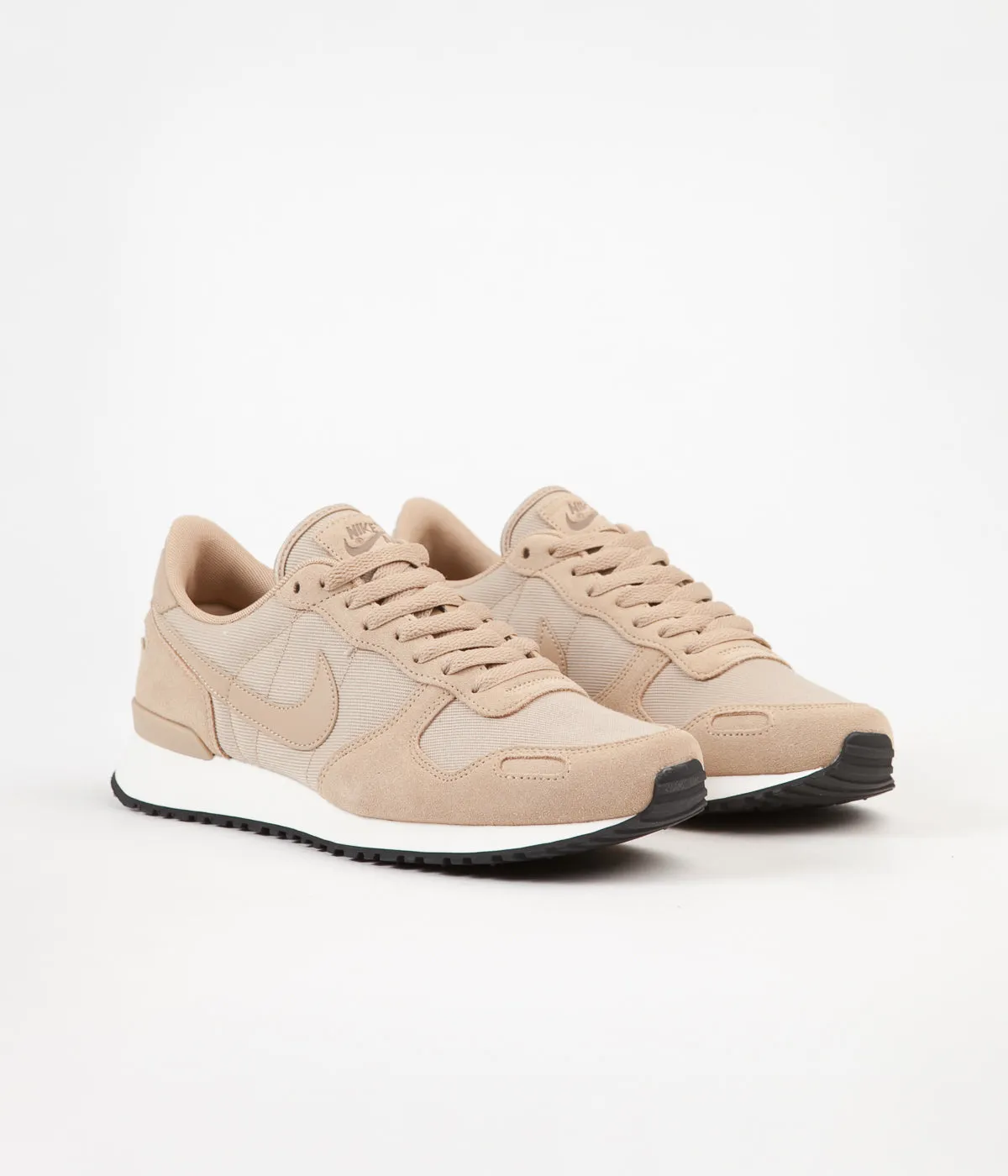 Nike Air Vortex Leather Shoes - Desert / Desert - Sail - Black