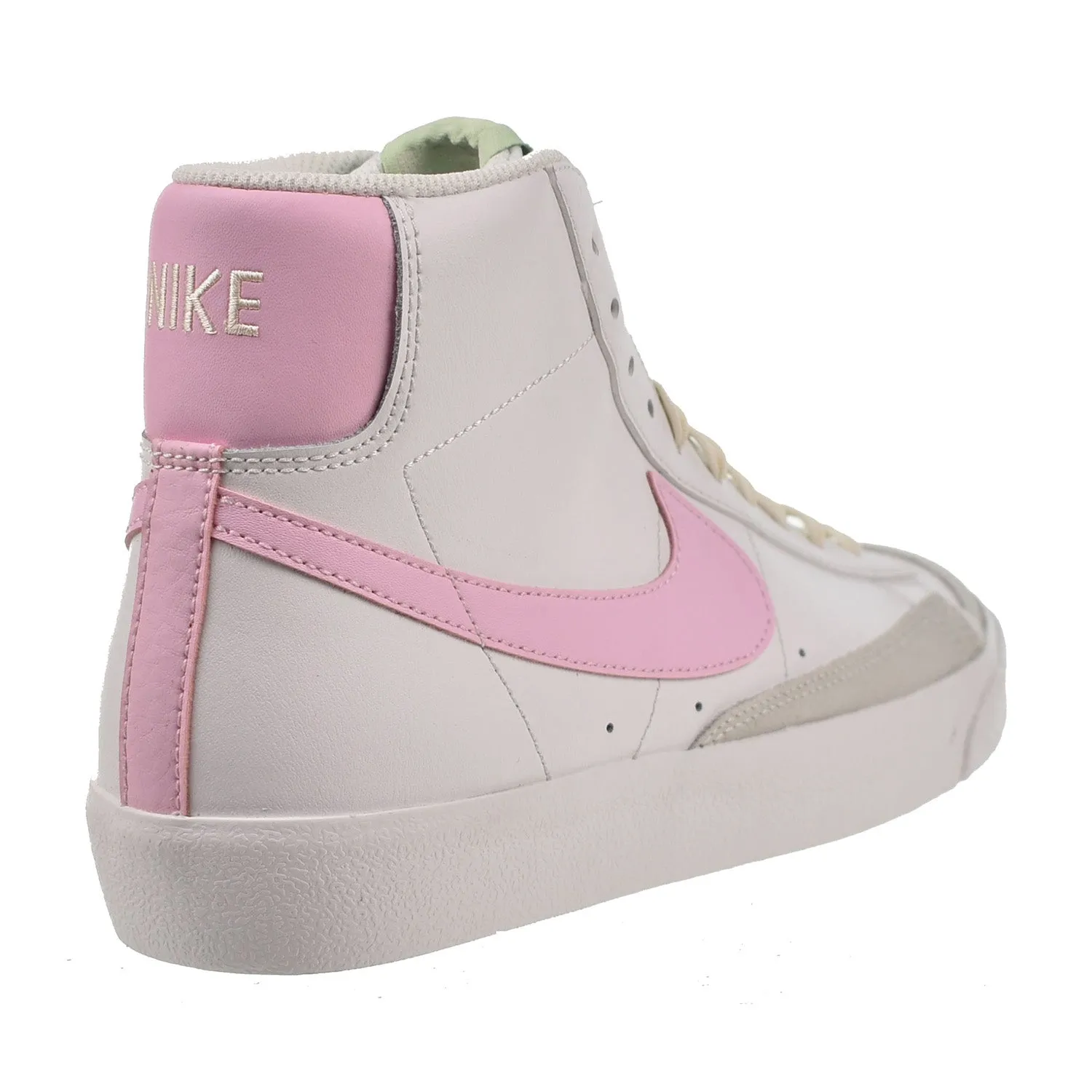 Nike Blazer Mid '77 (GS) Big Kids' Shoes White-Pink Foam