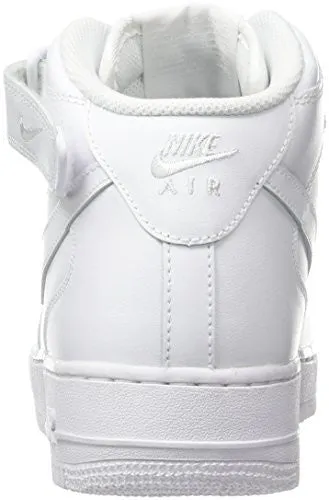 Nike Mens Air Force 1 Mid 07 Basketball Shoes White/White 315123-111 Size 10