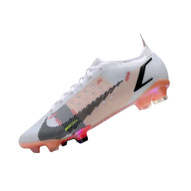 Nike Mercurial Vapor 14 Elite FG White Black Carmesí - Goatkits Boots