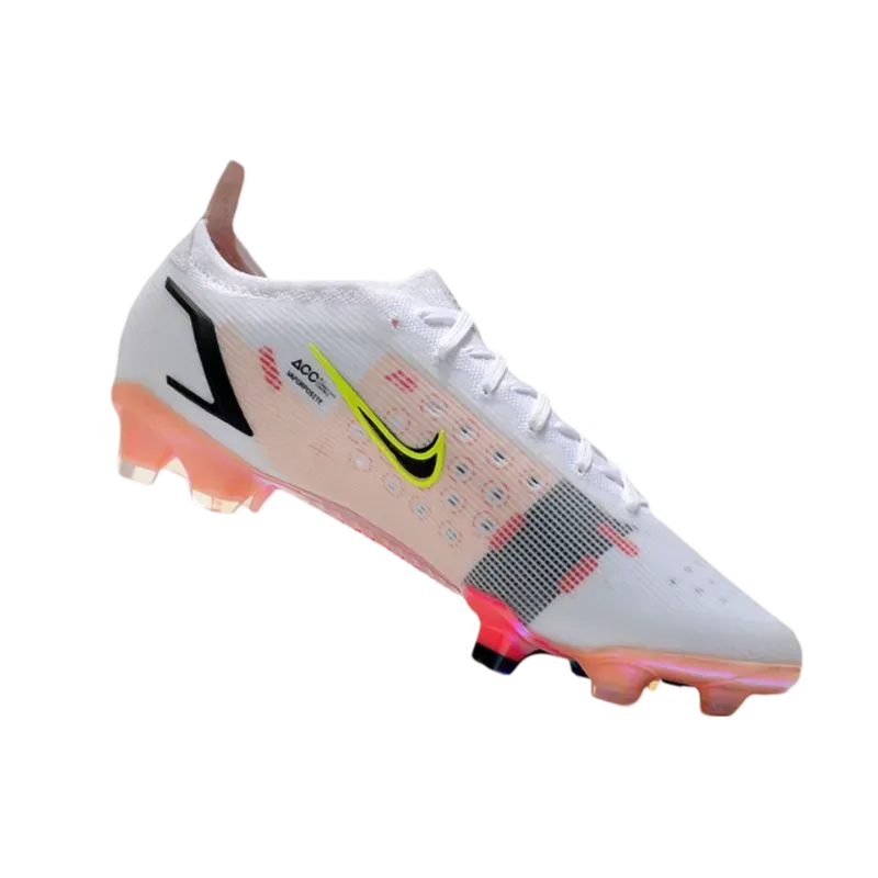 Nike Mercurial Vapor 14 Elite FG White Black Carmesí - Goatkits Boots