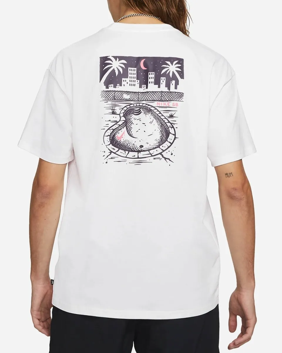 NK SB Tee Midnight - White