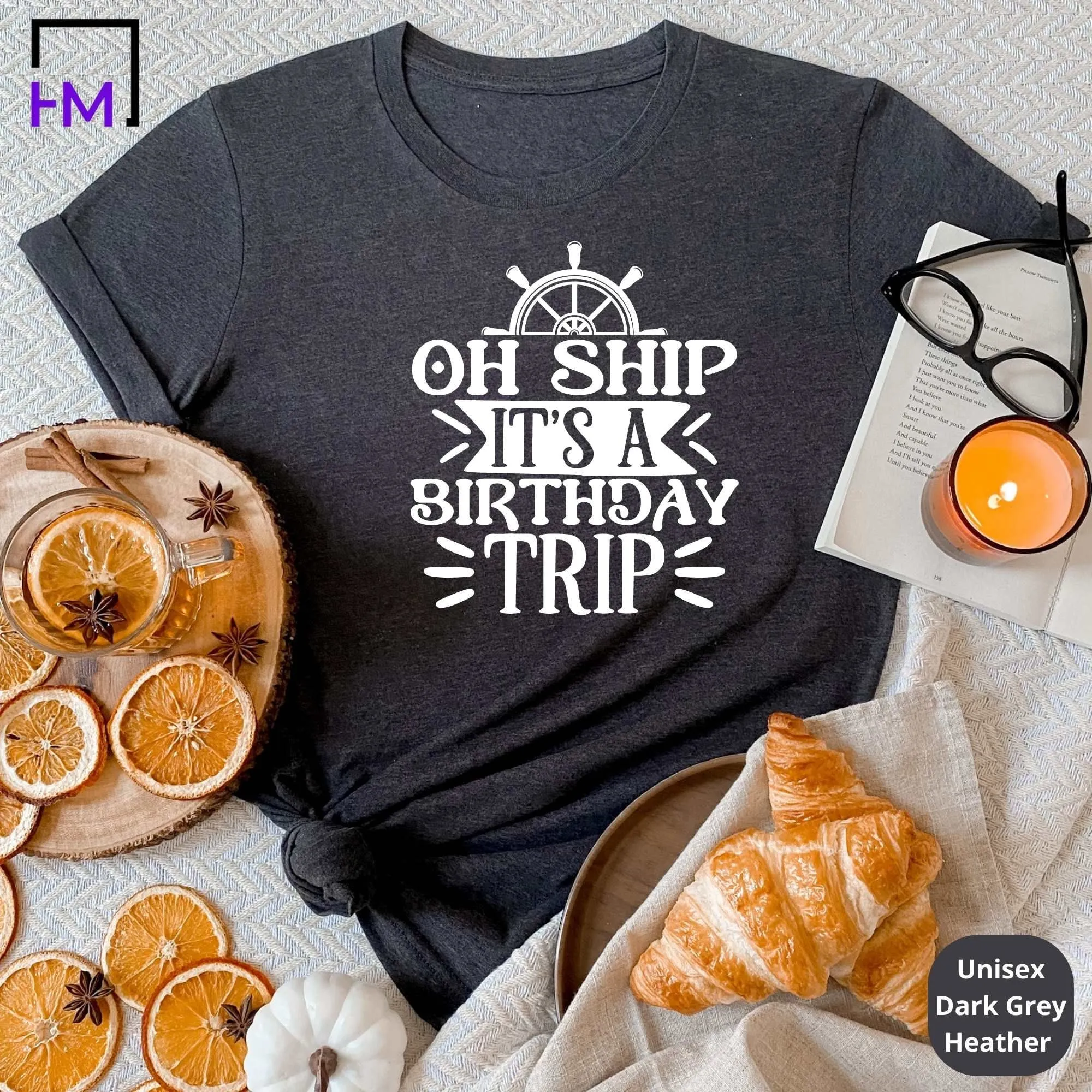 Oh Ship Its a Birthday Trip, Birthday Cruise Shirts