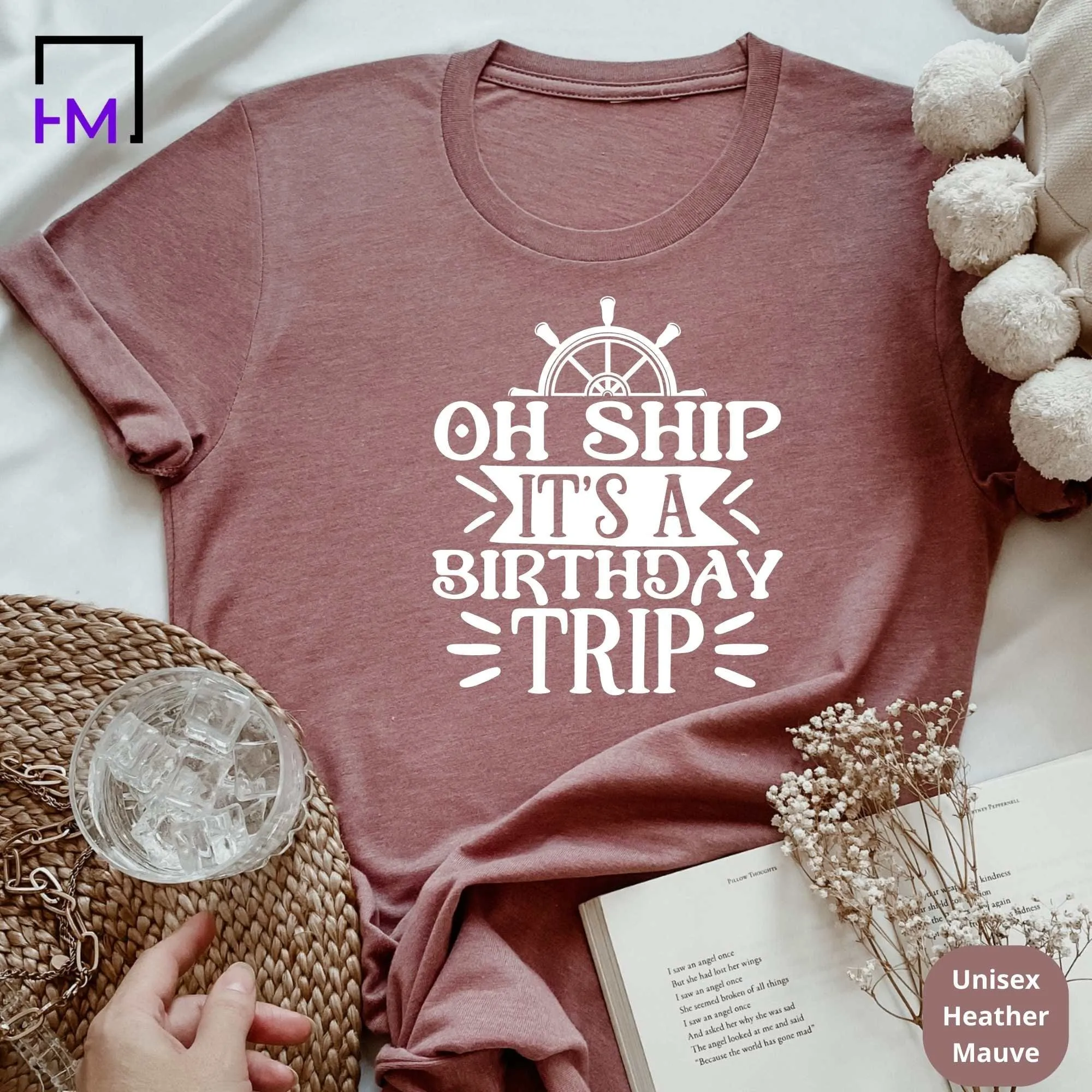 Oh Ship Its a Birthday Trip, Birthday Cruise Shirts