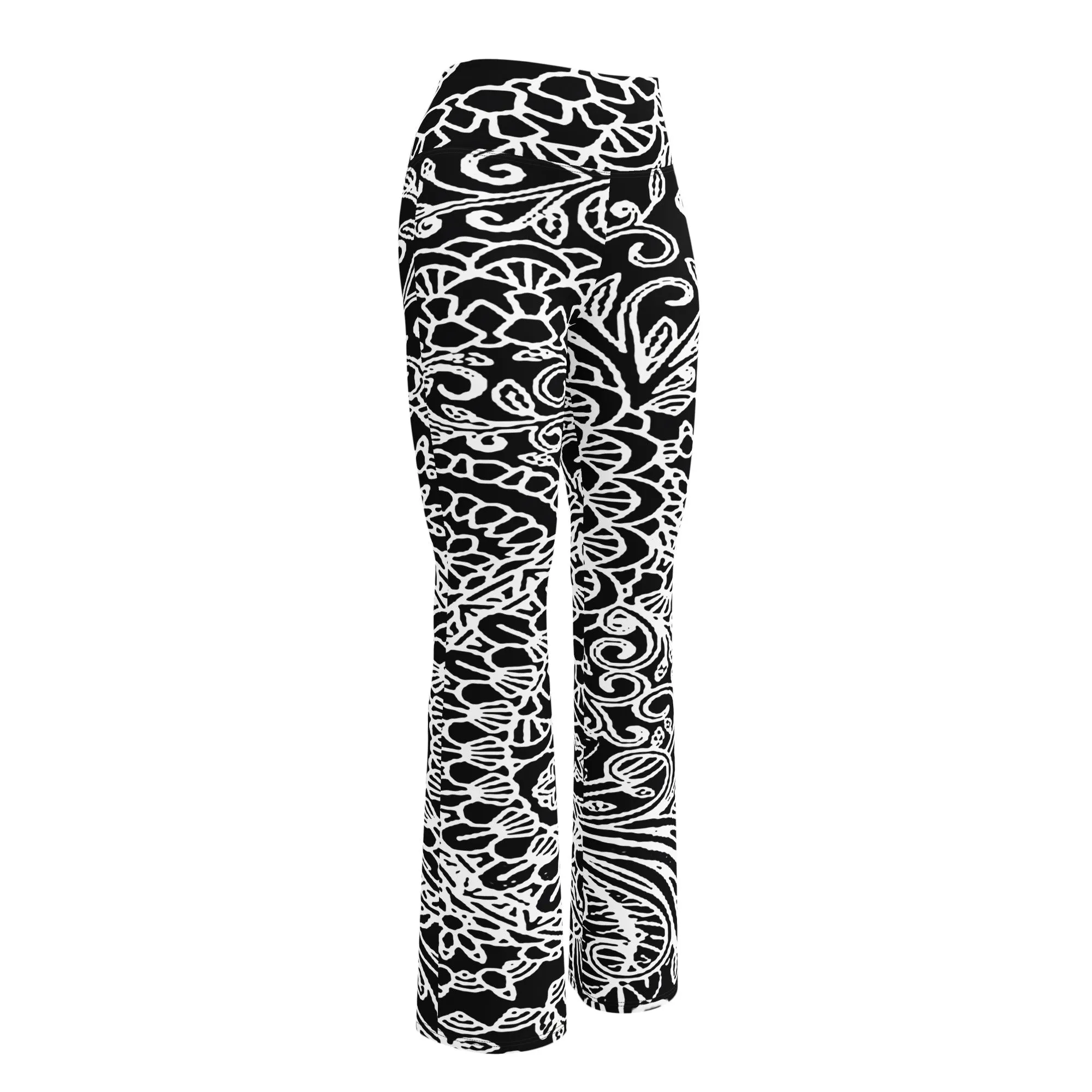 Paisley Design Flare leggings lioness-love