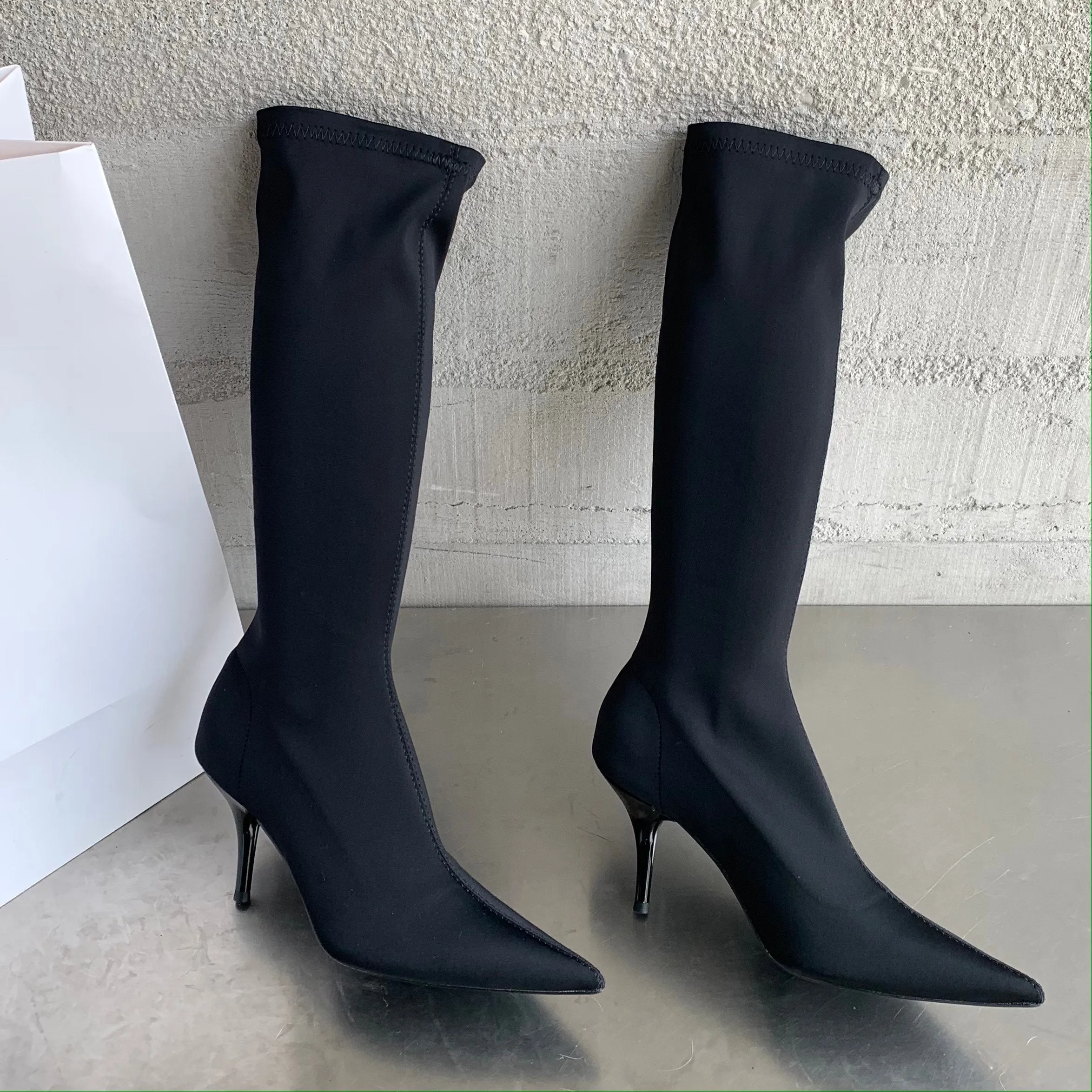 Pointed Toe Stiletto Boots