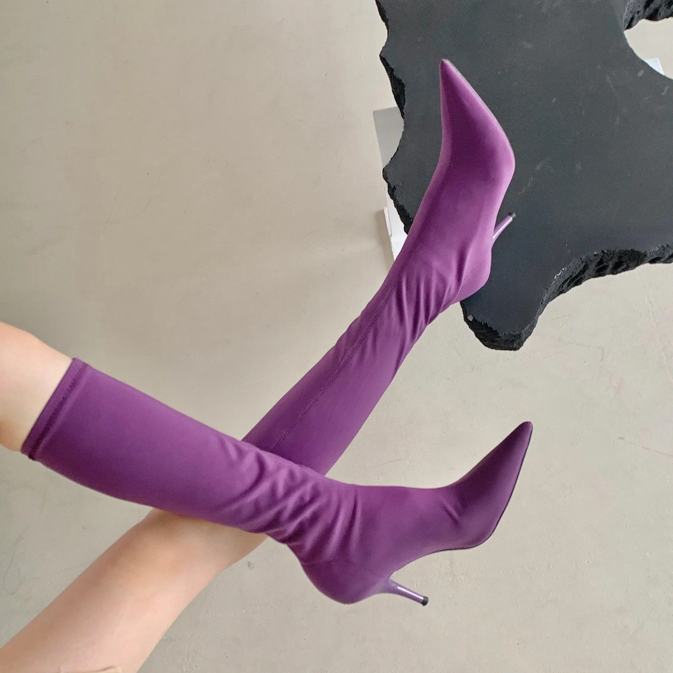 Pointed Toe Stiletto Boots