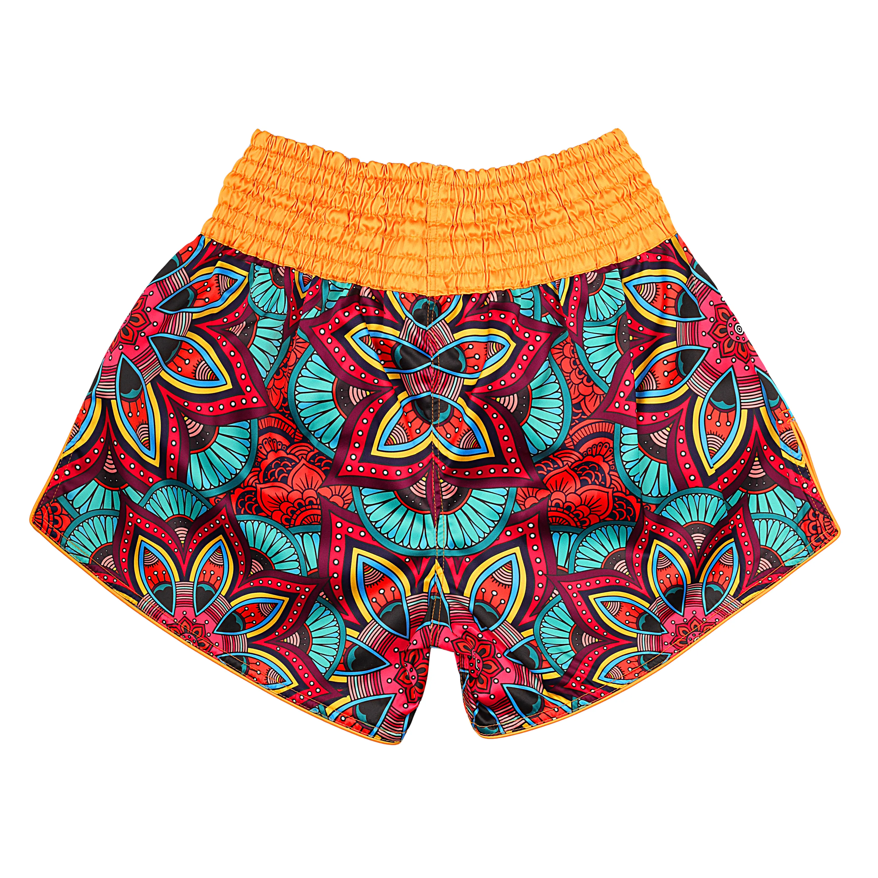 Psychedelic Paisley Muay Thai Shorts