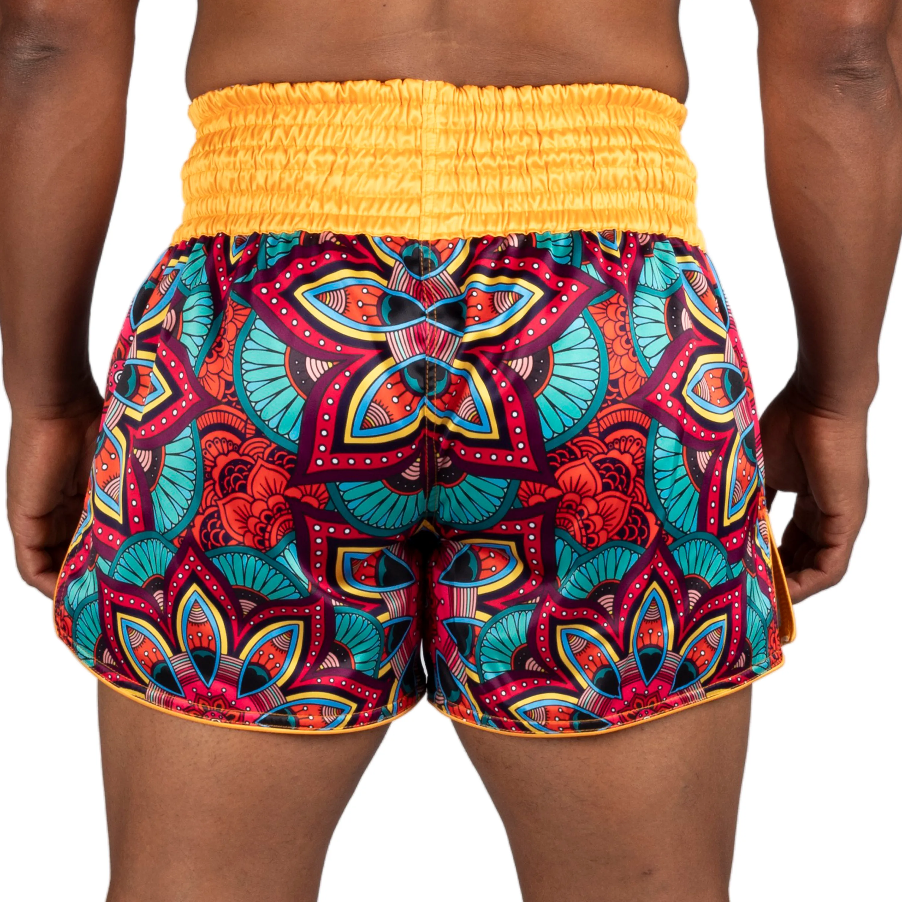 Psychedelic Paisley Muay Thai Shorts