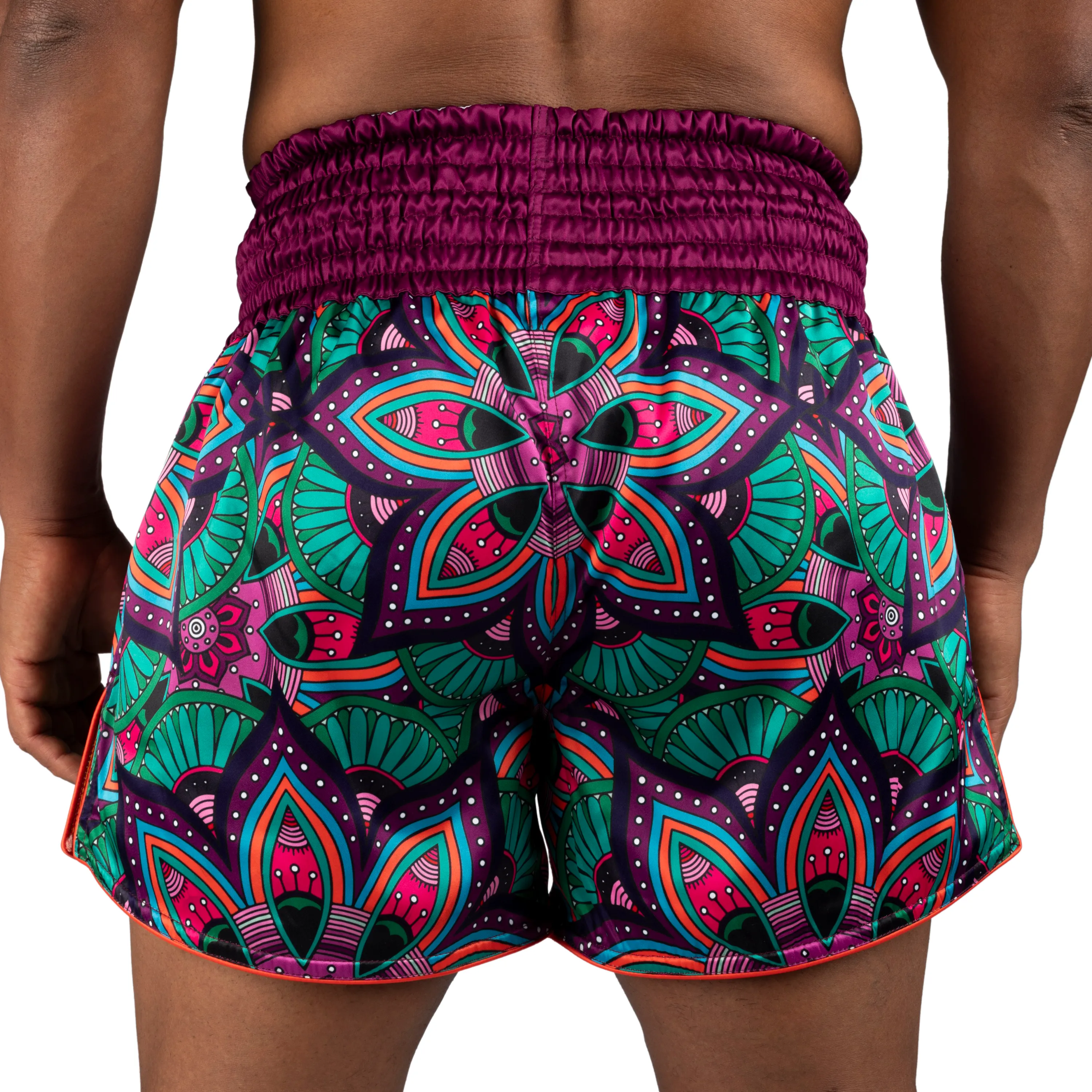 Psychedelic Paisley Muay Thai Shorts