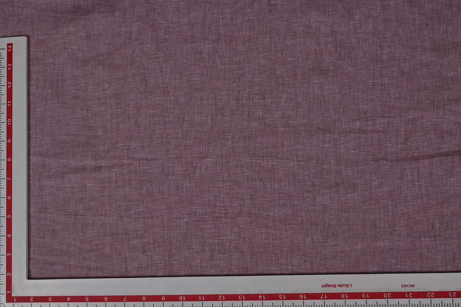 Purple Plain Linen Chambray  Fabric