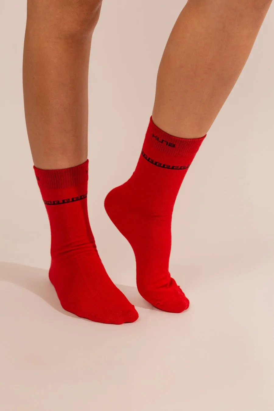 Route Socks Baby Alpaca Color Red