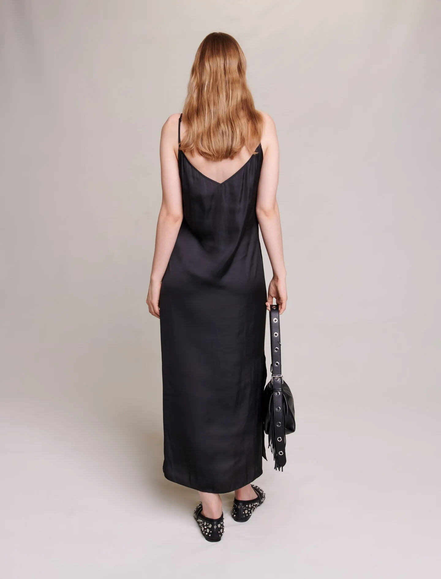 Satin-Look Maxi Dress