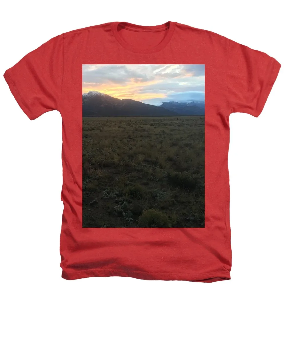 Snowy Morning Mists Crestone - Heathers T-Shirt