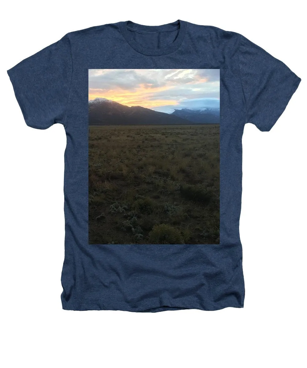 Snowy Morning Mists Crestone - Heathers T-Shirt