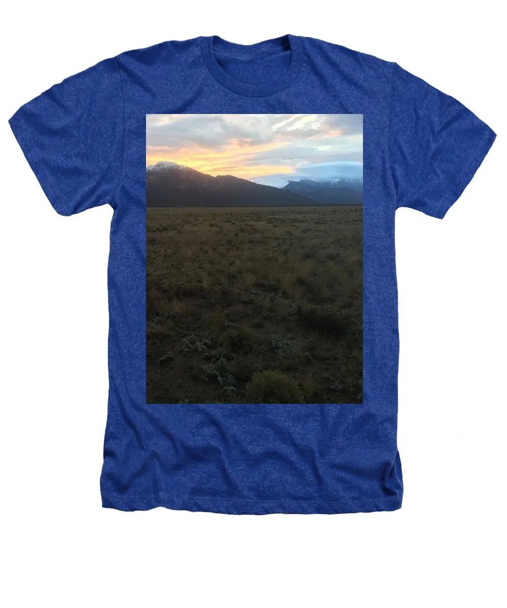 Snowy Morning Mists Crestone - Heathers T-Shirt