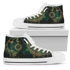 Sun & Moon Women's High Top Shoes