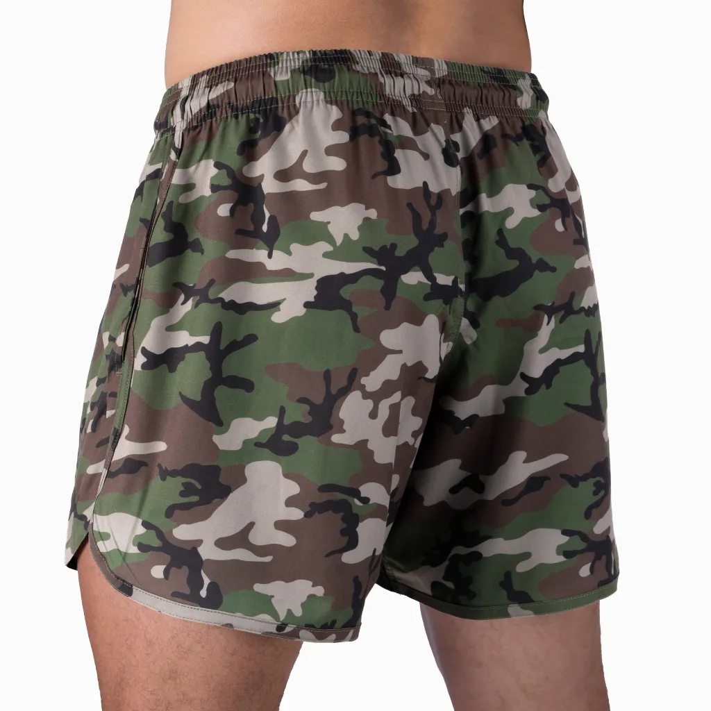 Training Shorts - Woodland Camo