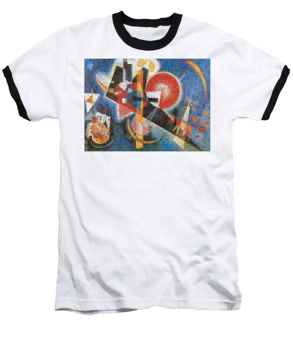 Tribute to Kandinsky - 3  - Baseball T-Shirt