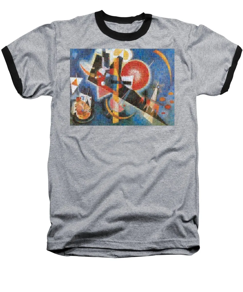 Tribute to Kandinsky - 3  - Baseball T-Shirt