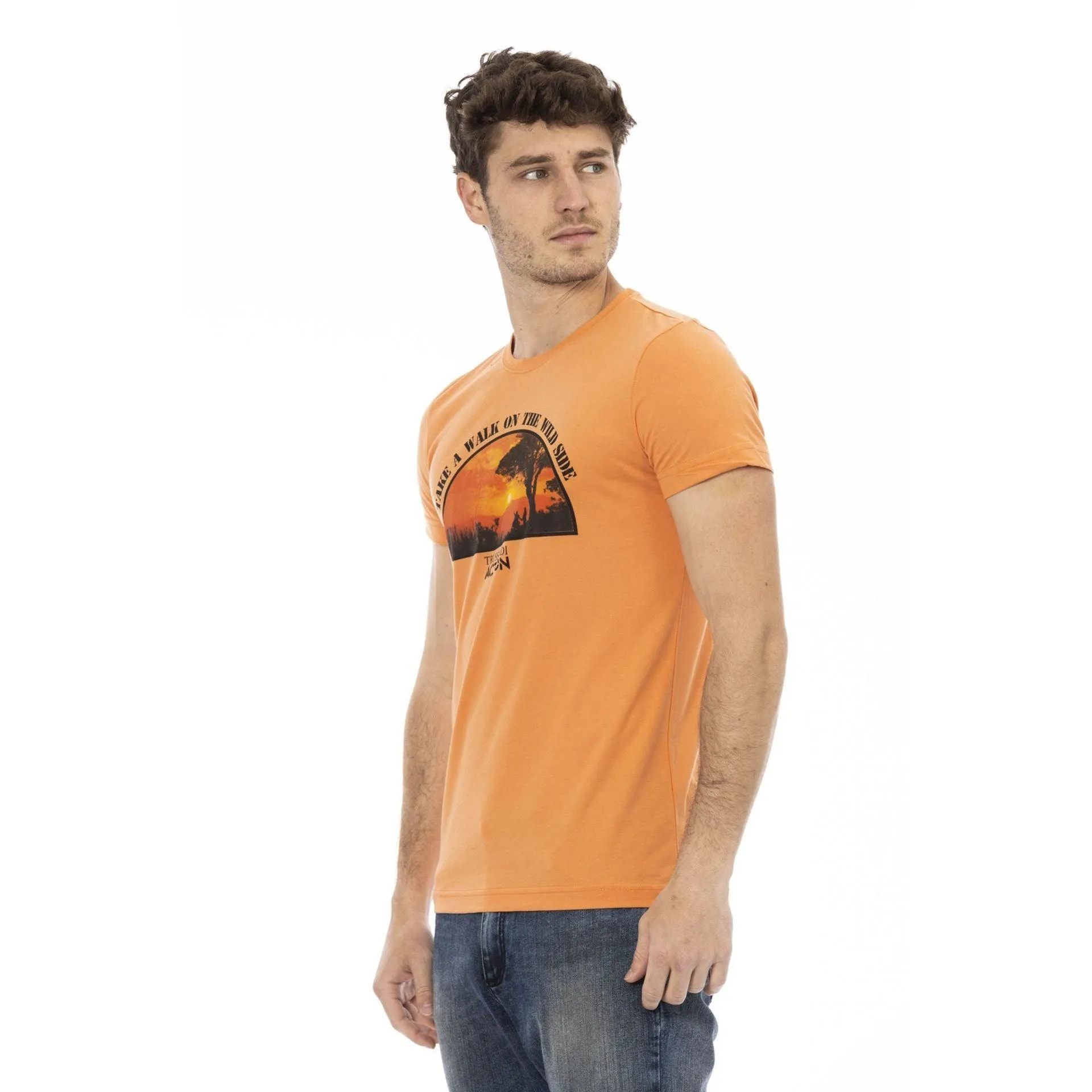 Trussardi Action Men T-shirts - Orange Brand T-shirts