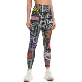 Unleash Your Inner Metalhead with These Fitness Leggings