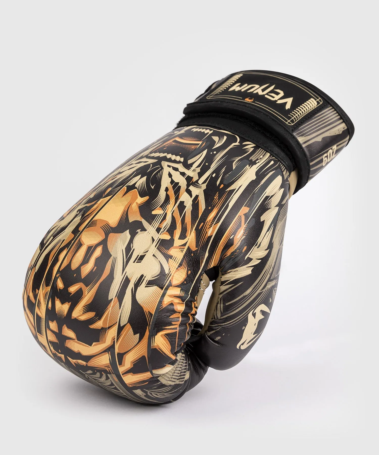 Venum Tiger Kids Boxing Gloves - Black/Neon Orange