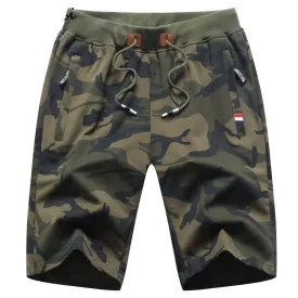 West Louis™ Casual Summer Cotton Camo Shorts